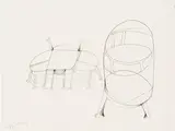 Oswald Oberhuber, Untitled, 1987, graphite on paper; unframed