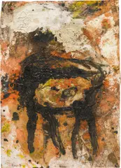 Alexander Netusil, Untitled, 1996, mixed media on paper; unframed