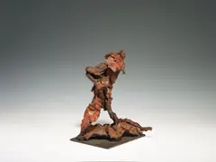 Scrap plastic by Valentin Oman, sculpture in metal, sold Mar 2024
