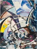 Thomas Reinhold, Untitled, 1985, mixed media on paper; unframed