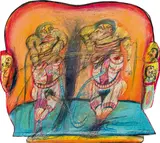 Franz Ringel, Untitled, 1973, mixed media on paper; unframed