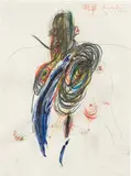 Franz Ringel, Untitled, 1990, mixed media on paper; framed