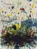 Hubert Scheibl, Untitled, 1989/90, mixed media on paper; framed