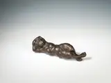 Rudolf Schwaiger, Lying woman, 1973, bronze