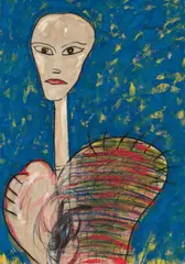 Franz Schwarzinger, Untitled, 1987, oil on canvas; unframed
