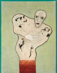 Franz Schwarzinger, Untitled, 1989, oil on canvas; unframed