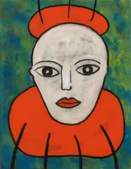 Untitled by Franz Schwarzinger, 1990, oil on canvas; unframed, sold Mar 2024