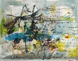 Hans Staudacher, Untitled, 1984, oil on canvas; unframed