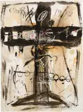 Ostern by Hans Staudacher, 1977, mixed media on paper; framed, sold Mar 2024