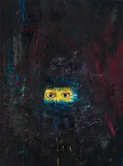 Otto Zitko, Untitled, 1987, oil on canvas; unframed