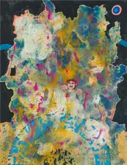 Robert Zeppel-Sperl, Untitled, 1983, mixed media on paper; unframed