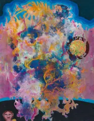 Robert Zeppel-Sperl, Untitled, 1983, mixed media on paper; unframed