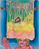 Robert Zeppel-Sperl, Untitled, 1983, mixed media on cardboard; unframed