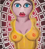 Robert Zeppel-Sperl, Untitled, 1986, mixed media on cardboard; unframed