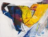 Robert Zielasco, Untitled, 1986, mixed media on canvas; unframed