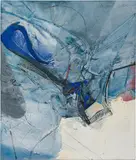 Robert Zielasco, Untitled, collage, mixed media on canvas; framed