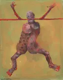 Wolfgang Zöhrer, Untitled, 1982, mixed media on pressboard; framed
