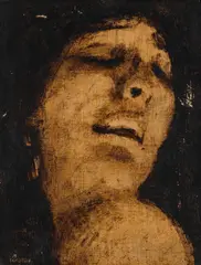 Erotik by Alfons Walde, 1926, oil on thin cardboard; framed, sold Nov 2023