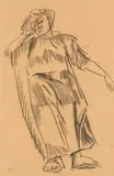 Oskar Kokoschka, Alma Mahler in the deckchair