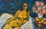 Karl Stark, Nude with flowers