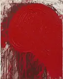 Hermann Nitsch, Untitled, 2002, oil on canvas; unframed