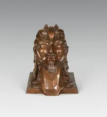 Ernst Fuchs, Head of David, bronze