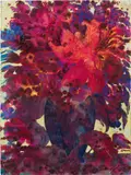 Ernst Fuchs, Untitled (Floral still life)