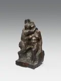 Alfred Hrdlicka, Faun and nymph, 1991, bronze