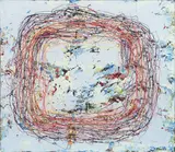 Drago J. Prelog, Lose geflochten, 2010, acrylic on canvas; framed