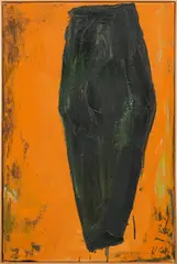 Kurt "kappa" Kocherscheidt, Untitled, 1990, oil on canvas; framed