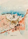 Colorado 77 by Hans Staudacher, 1977, mixed media on paper; framed, sold Nov 2023
