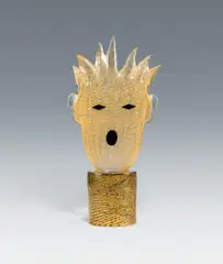 Kiki Kogelnik, Renaissance Head Gold, 1994, Murano glass