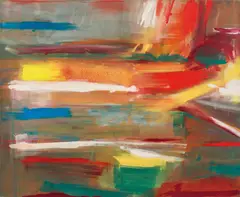Helmut Swoboda, Untitled, 1981, oil on canvas; framed