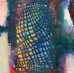 Drago J. Prelog, Juratovic - hoch, 1990, acrylic on canvas; framed
