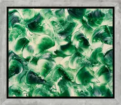 Stanley W. Casselman, Marika´s Dream #14, 1995, acrylic on polyscreen, light box; framed