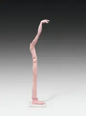 Erwin Wurm, Lars, Arm Lifted, 2022, aluminium cast, hand-painted