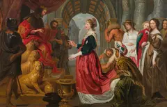 Erasmus Quellinus the Younger, Solomon and the Queen of Sheba, c. 1650, oil on canvas