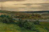 František Kaván, At Chrudimka in the evening