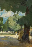 Tina Blau, Scene from Schönbrunn Palace