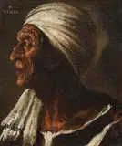 called Pietro della Vecchia Pietro Muttoni, Portrait of an Oriental, oil on canvas on wood; framed