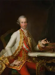 Joseph Hickel, Peter Leopold, Grand Duke of Tuscany, later Emperor Leopold II (1747-1792), 1769, oil on canvas; framed