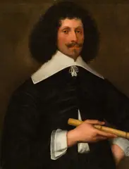 Govert Flinck, Portrait of a gentleman, oil on canvas; framed