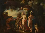 Peter Paul Rubens, The Judgement of Paris, oil on canvas; framed