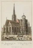 Carl Schütz, Die Metropolkirche zum Heil: Stephan in Vienna" / "L'Eglise cathédrale de Saint Etienne à Vienne, 1792