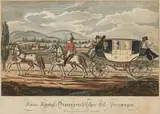 Carl Eduard Rainold, Kais: Königl: Oesterreichischer Eil-Postwagen, c. 1820