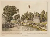Johann Ziegler, Gegend zwischen den Donau-Brücken nächst Wien" / "Vue des Environs entre les Pents du Danube près de Vienne, c. 1785