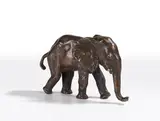 Renée Sintenis, Junger Elefant, 1926, Bronze with dark brown patina