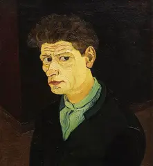 Josef Scharl, Selbstbildnis nach links, 1929, Oil on canvas