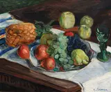 Hans Purrmann, Früchtestillleben, 1935/36, Oil on canvas
