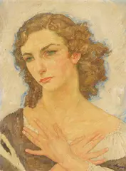 Hans Unger, Unschuld, 1931, Oil on cardboard